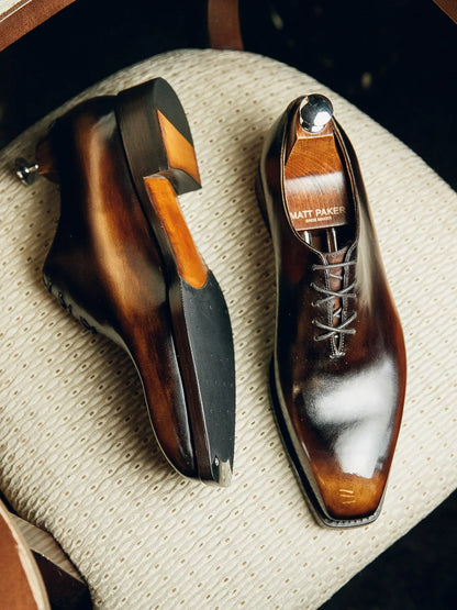 ED171 | COGNAC METAL TOE WHOLECUT