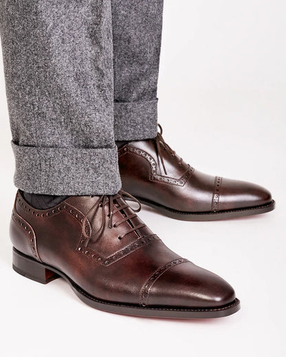 BROWN Cap Toe Oxford Dress Shoe (Copy)