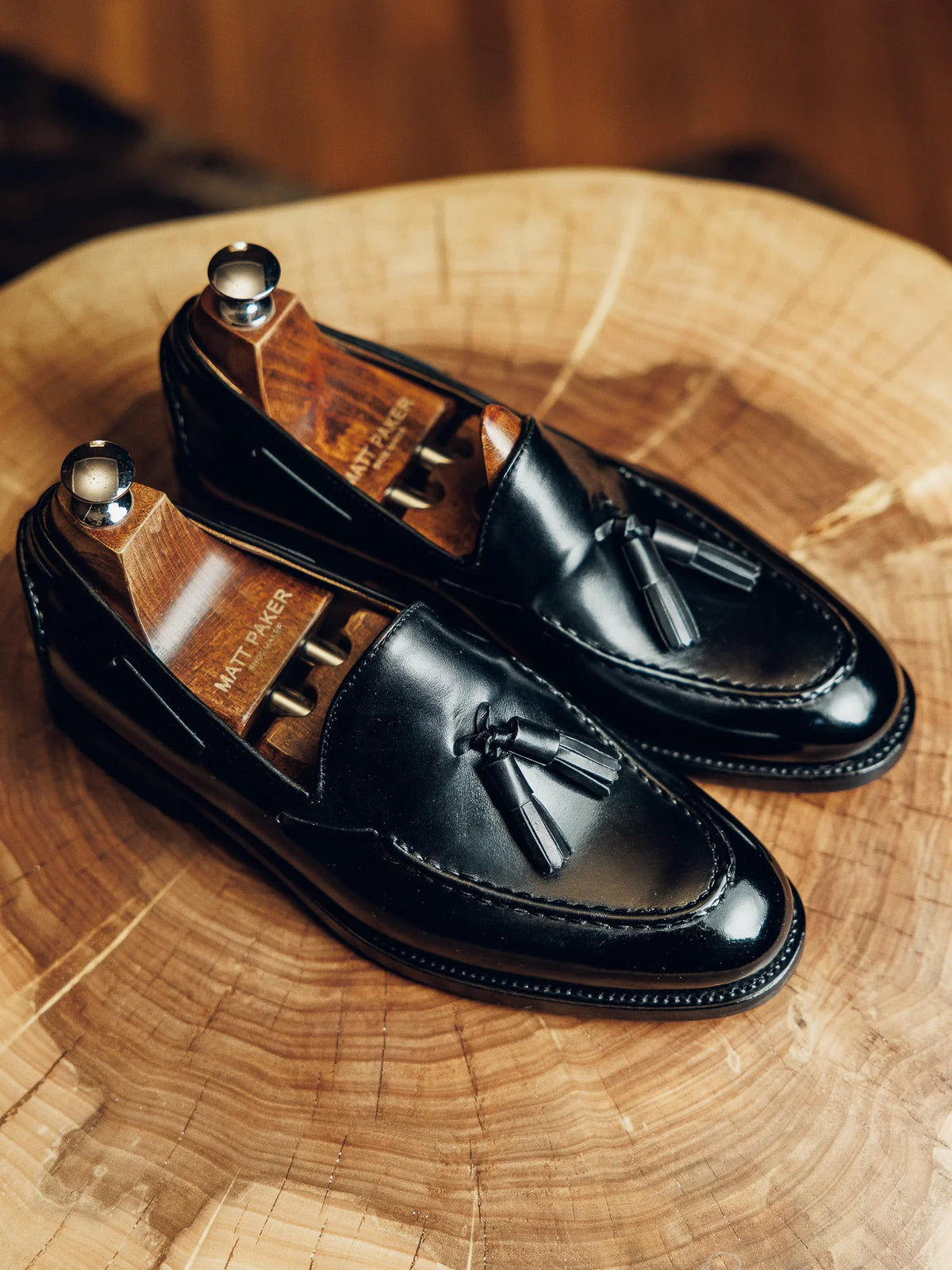 ED142 | BLACK TASSEL LOAFERS