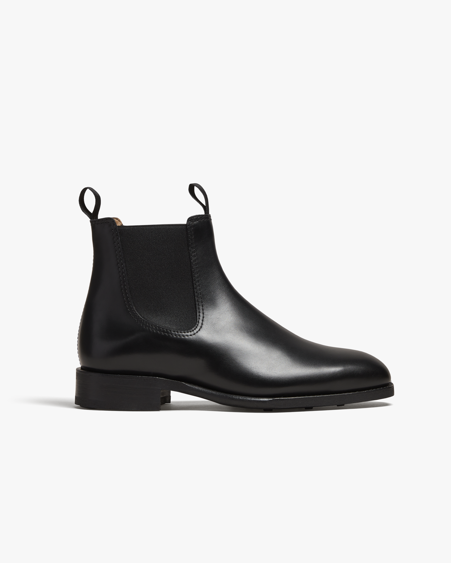 NOLAN | BLACK CALF LEATHER CHELSEA BOOTS