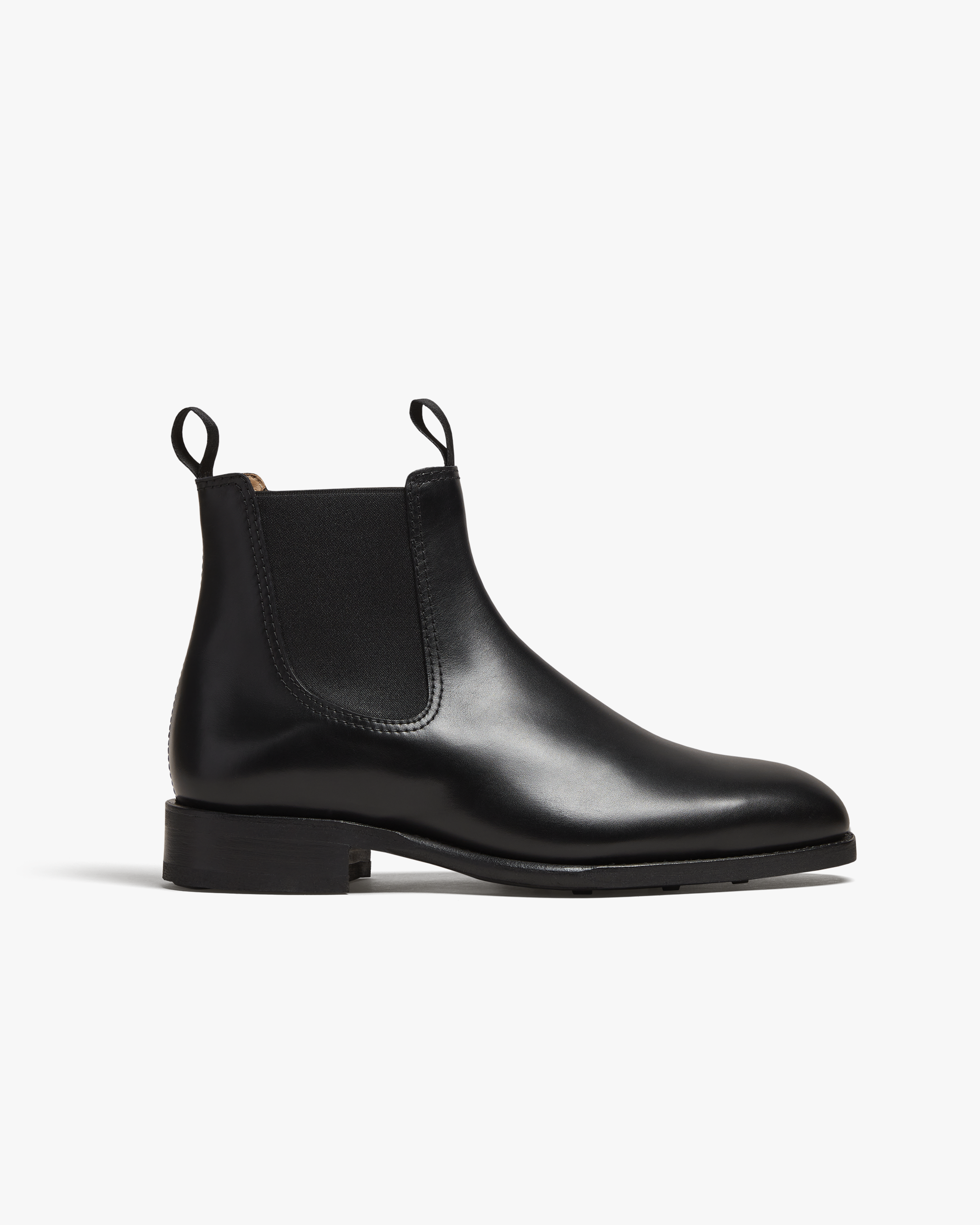 NOLAN | BLACK CALF LEATHER CHELSEA BOOTS