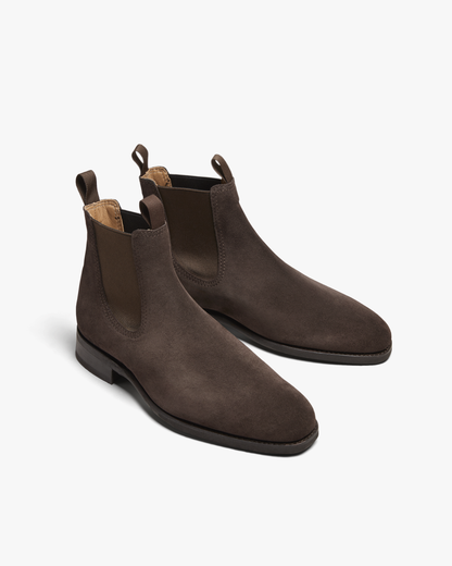 PAUL | DARK BROWN SUEDE LEATHER BOOTS