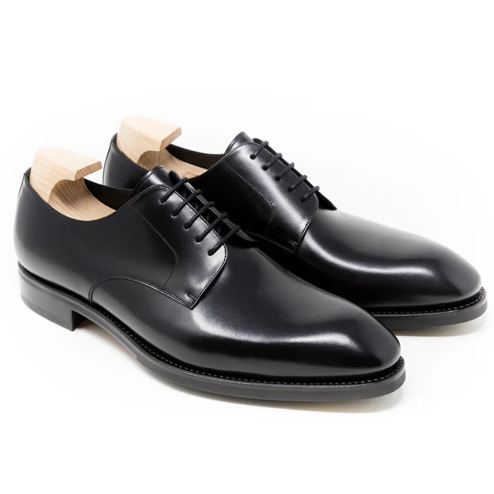 JOHNY | BLACK SQUARE TOE DERBY