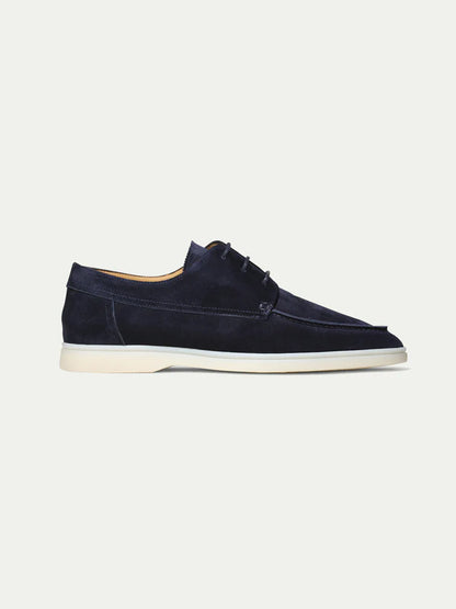 BOAT SHOES | NAVY BLUE SUEDE