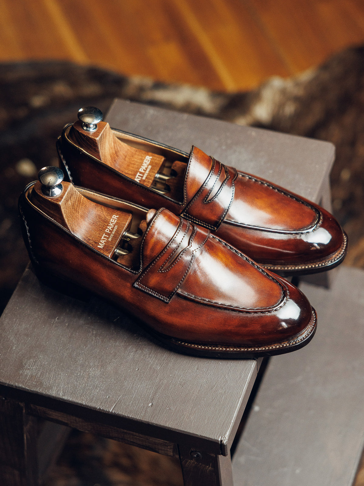 ED135 | BROWN PENNY LOAFERS