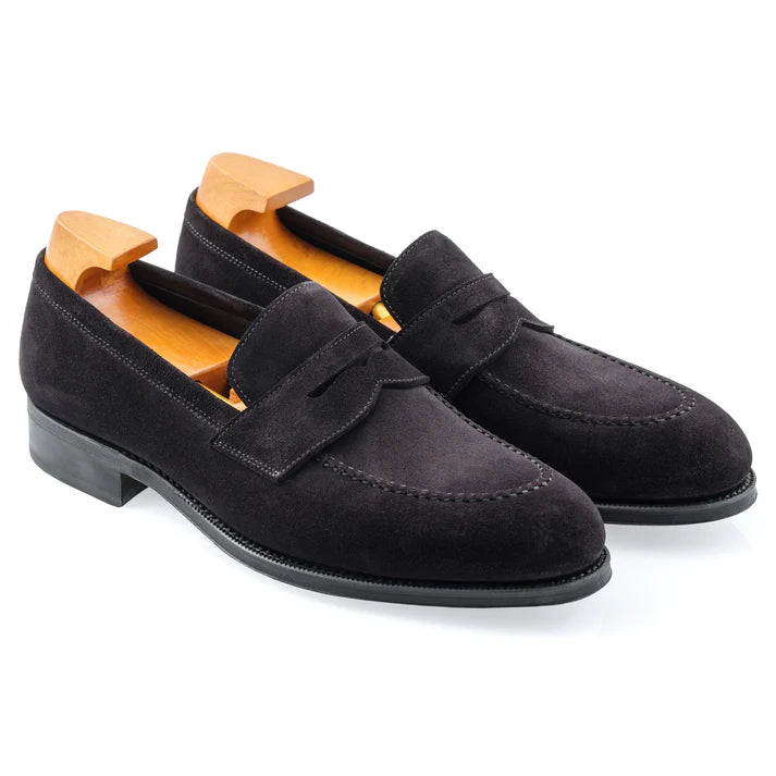 RODRYGO | BLACK SUEDE LOAFERS