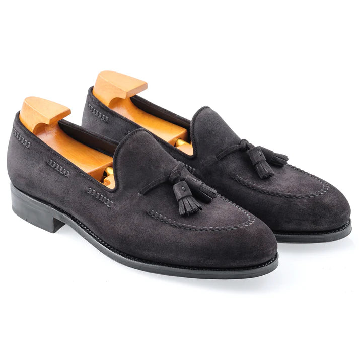 PAUL | BLACK SUEDE TASSEL LOAFERS