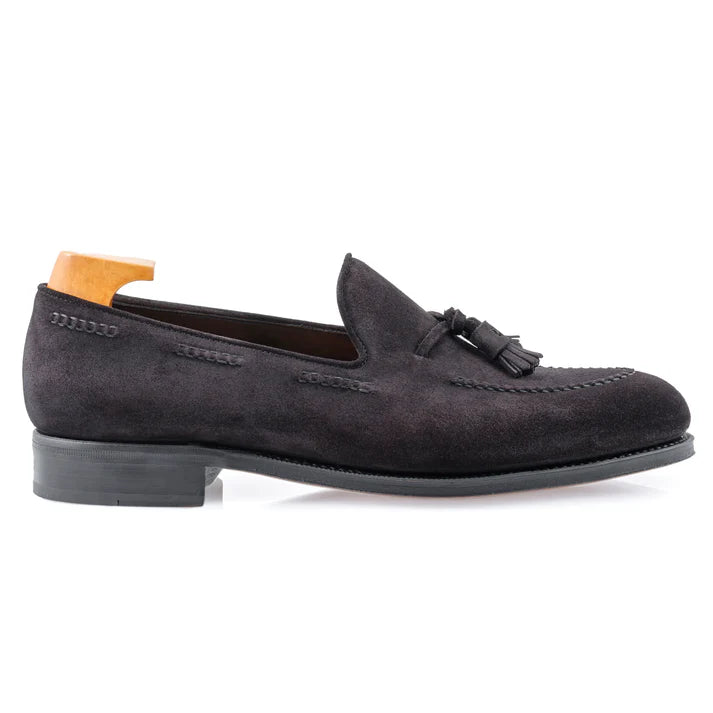 PAUL | BLACK SUEDE TASSEL LOAFERS