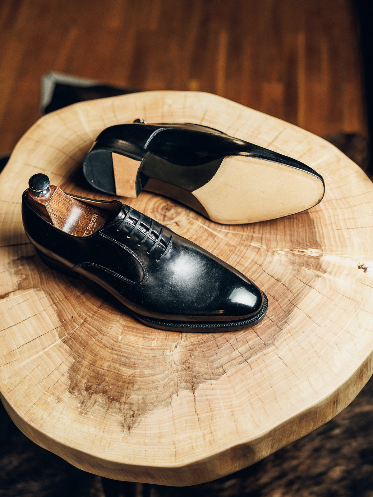 ED133 | BLACK PATINA OXFORDS