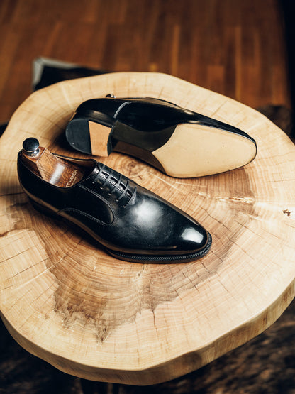 ED133 | BLACK PATINA OXFORDS