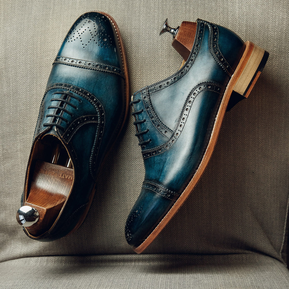 ED154 | SEE BLUE BROGUE OXFORDS