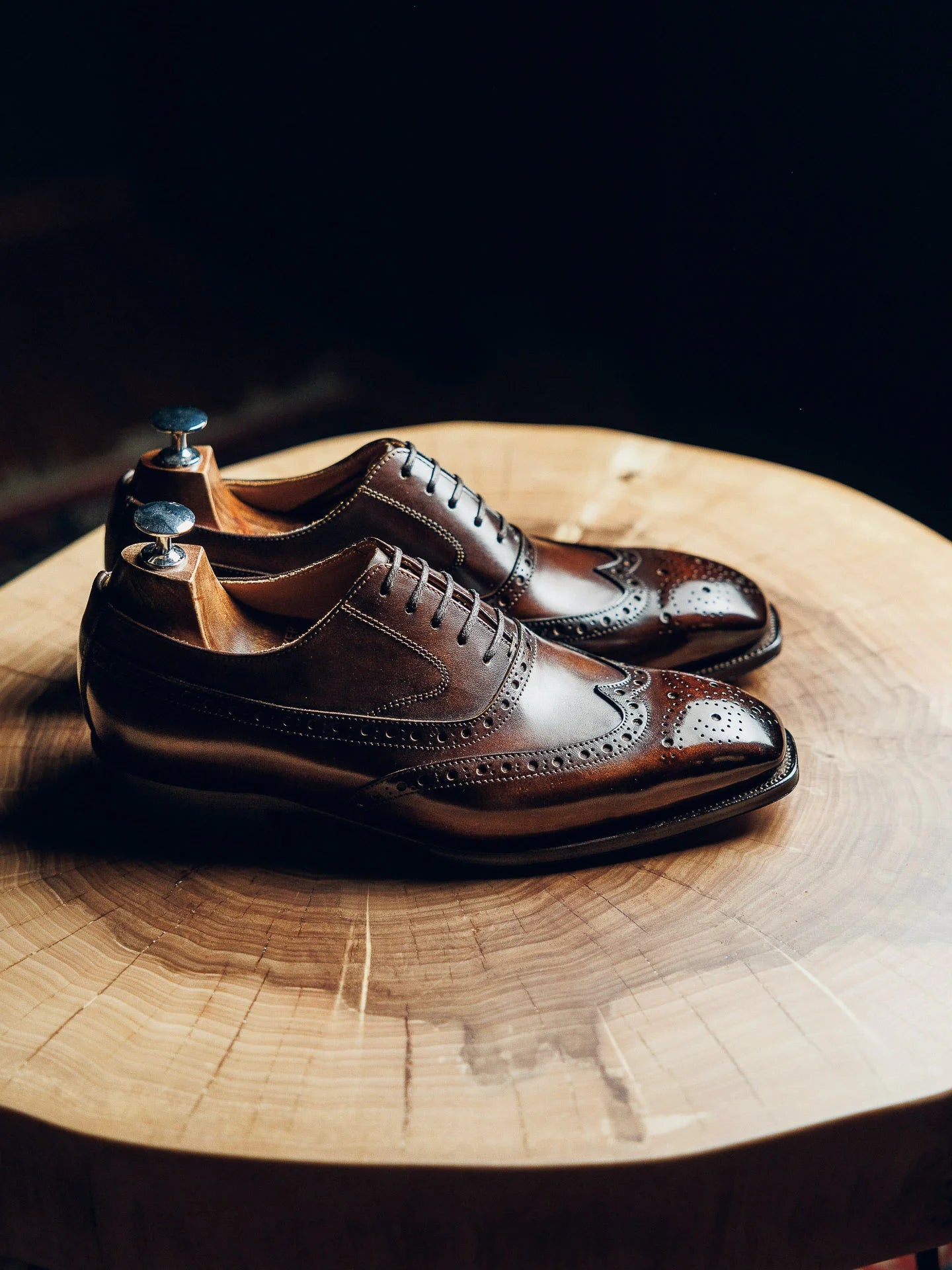 OXFORDS BALMORAL BROWN DERBY | PATINA FINISH