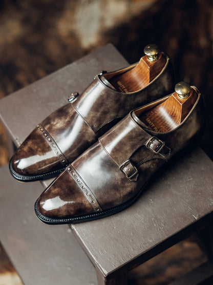 ED138 | METAL TOE DOUBLE MONK