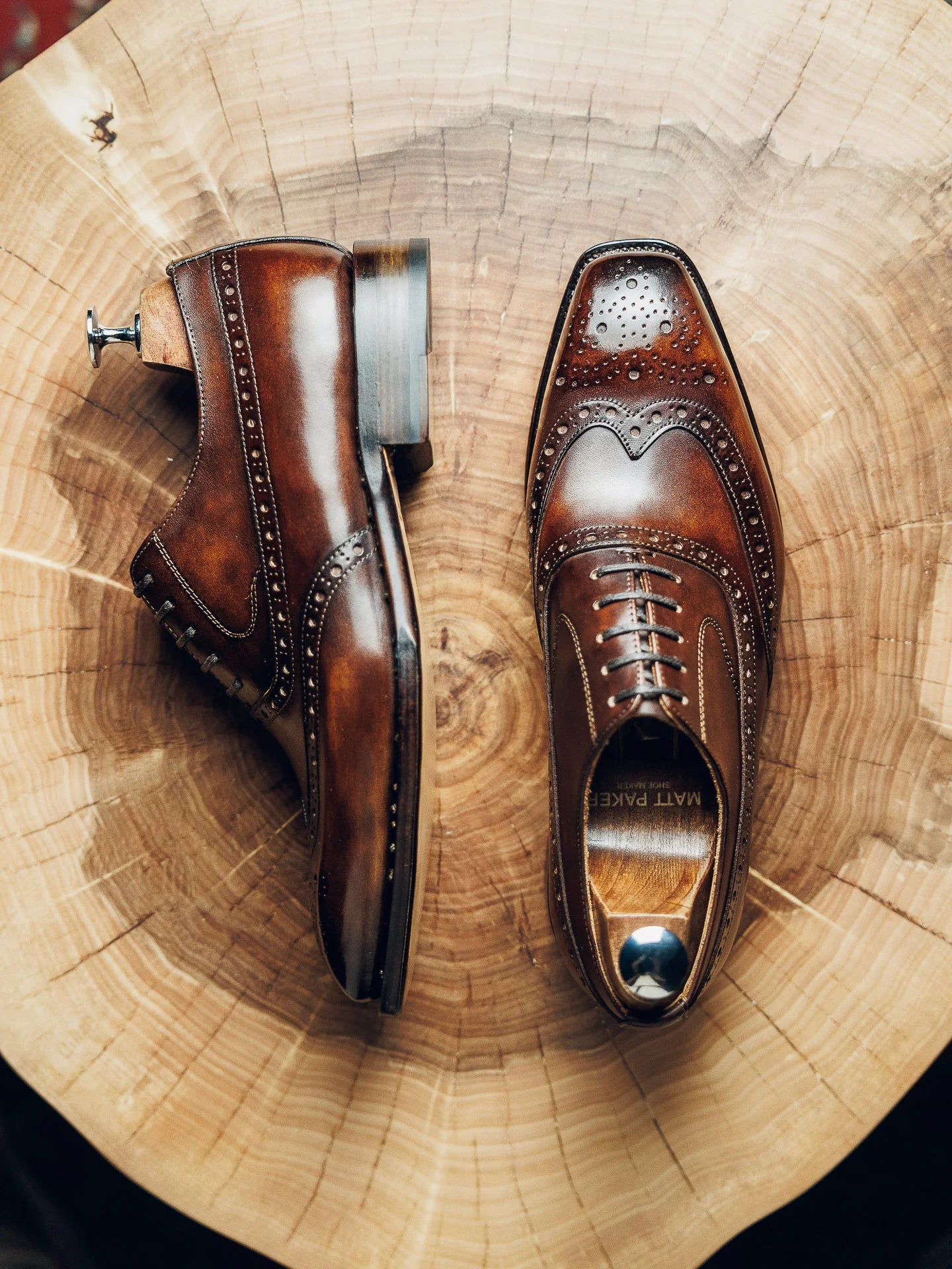 OXFORDS BALMORAL BROWN DERBY | PATINA FINISH