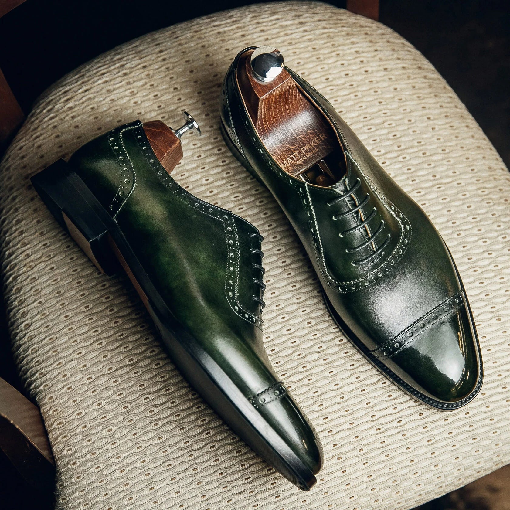 HOWARD GREEN OXFORDS | PATINA FINISH