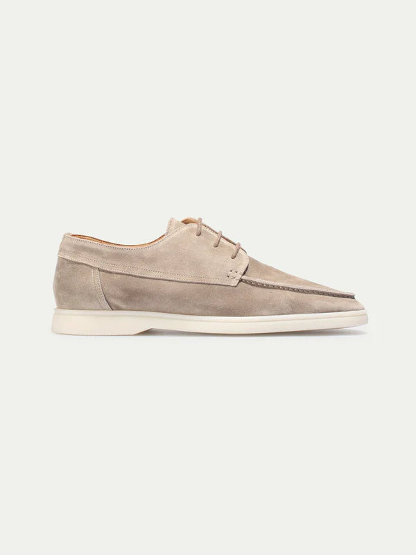 BOAT SHOES | LIGHT GREY SUEDE