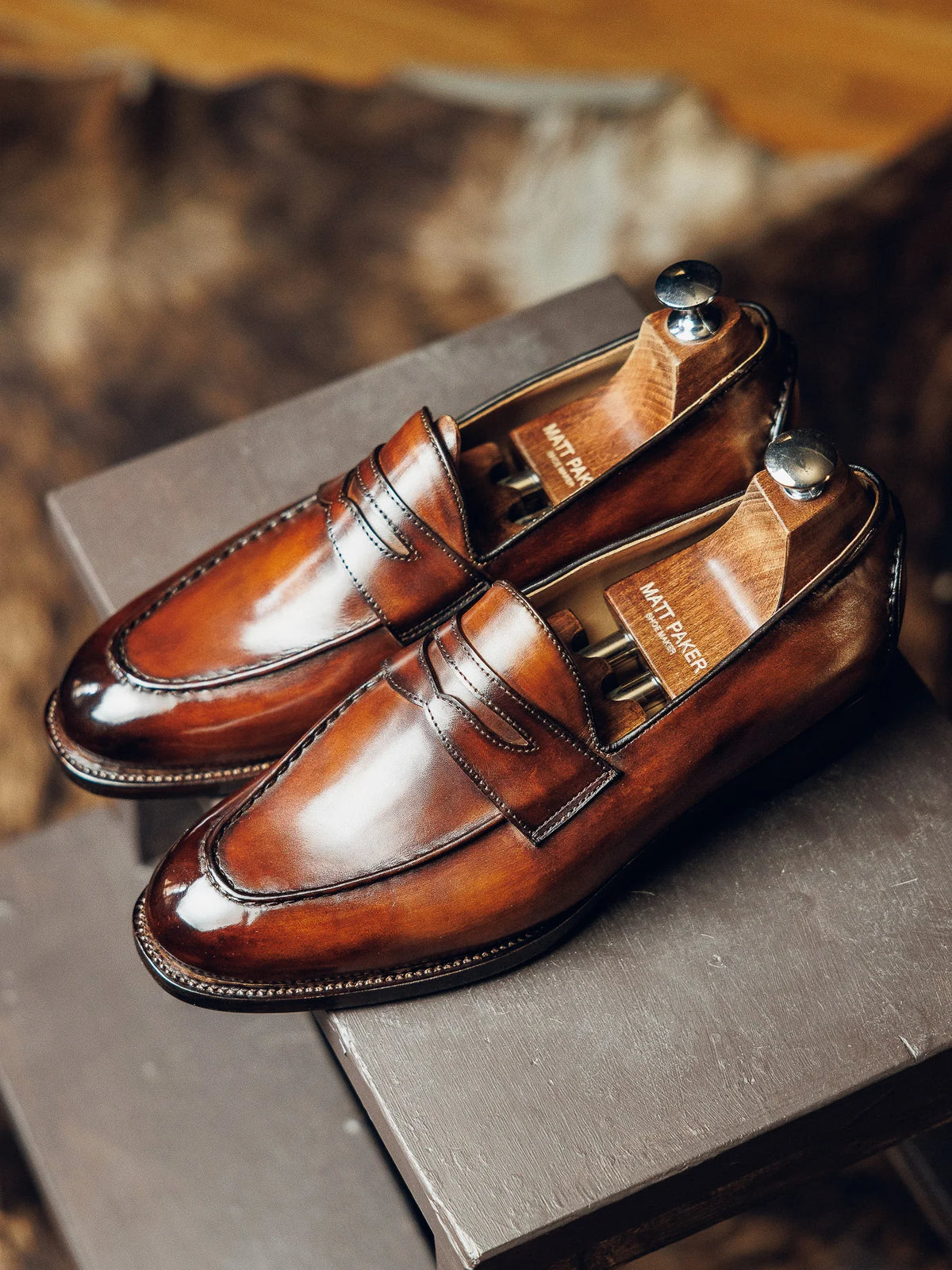 ED135 | BROWN PENNY LOAFERS