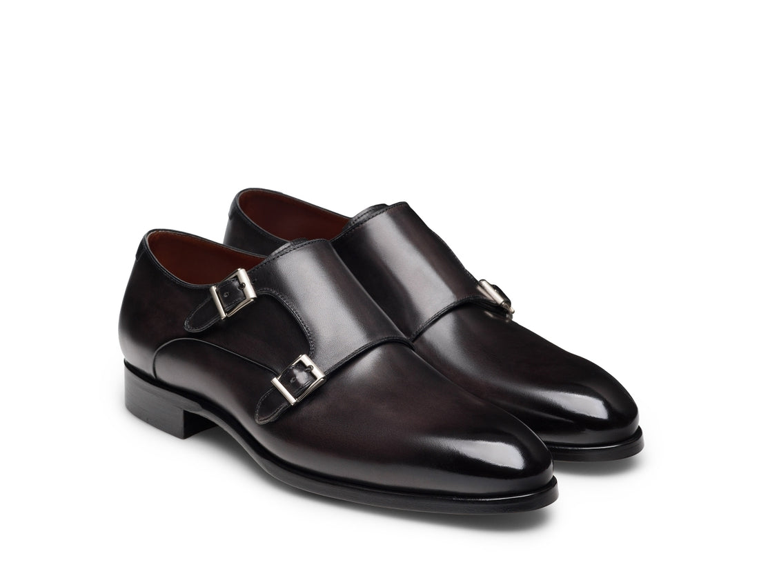 PHILIP | DARK GREY MONKSTRAPS