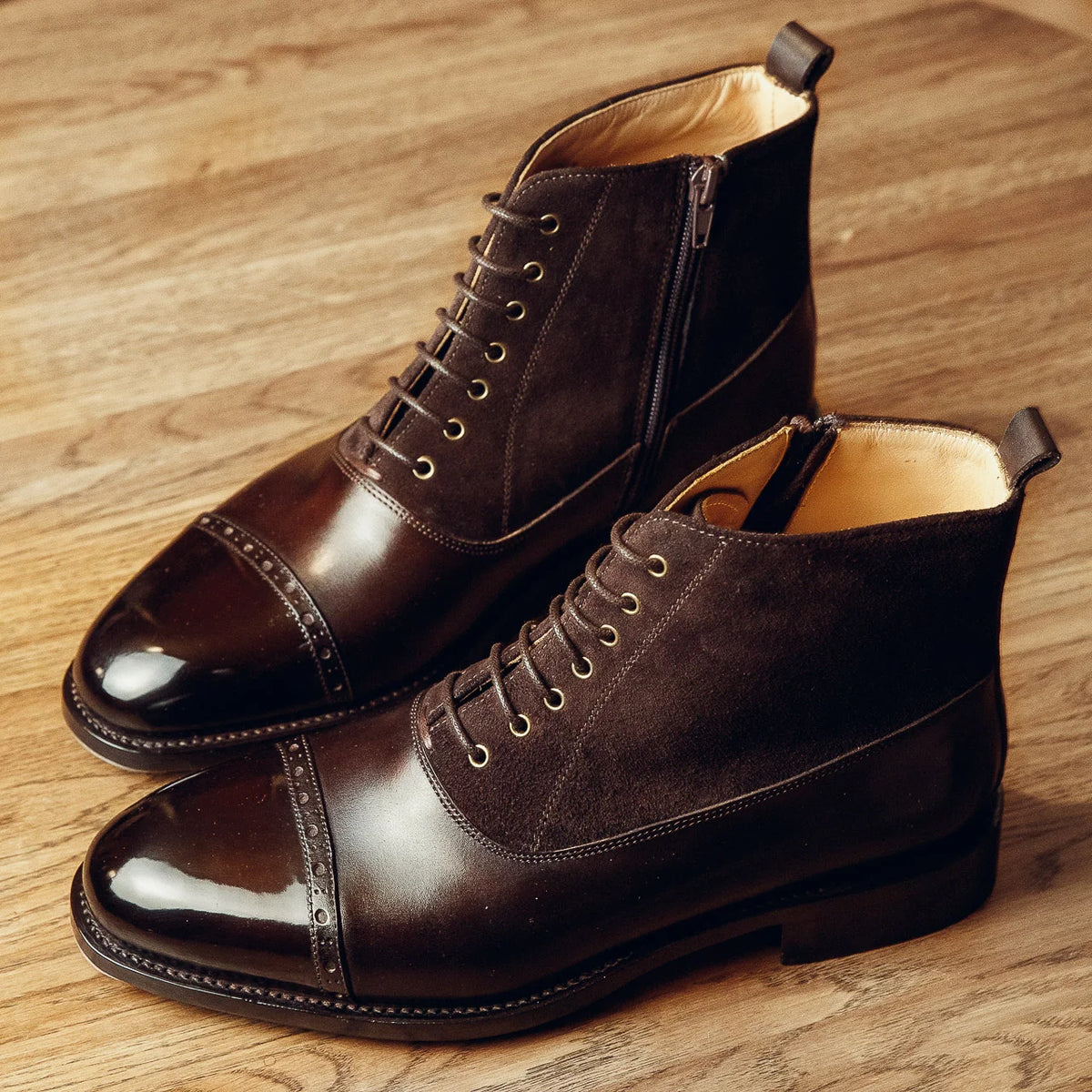 ED209 | BROWN ZIPPER BOOTS