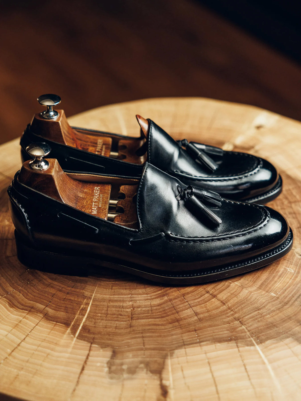 ED142 | BLACK TASSEL LOAFERS