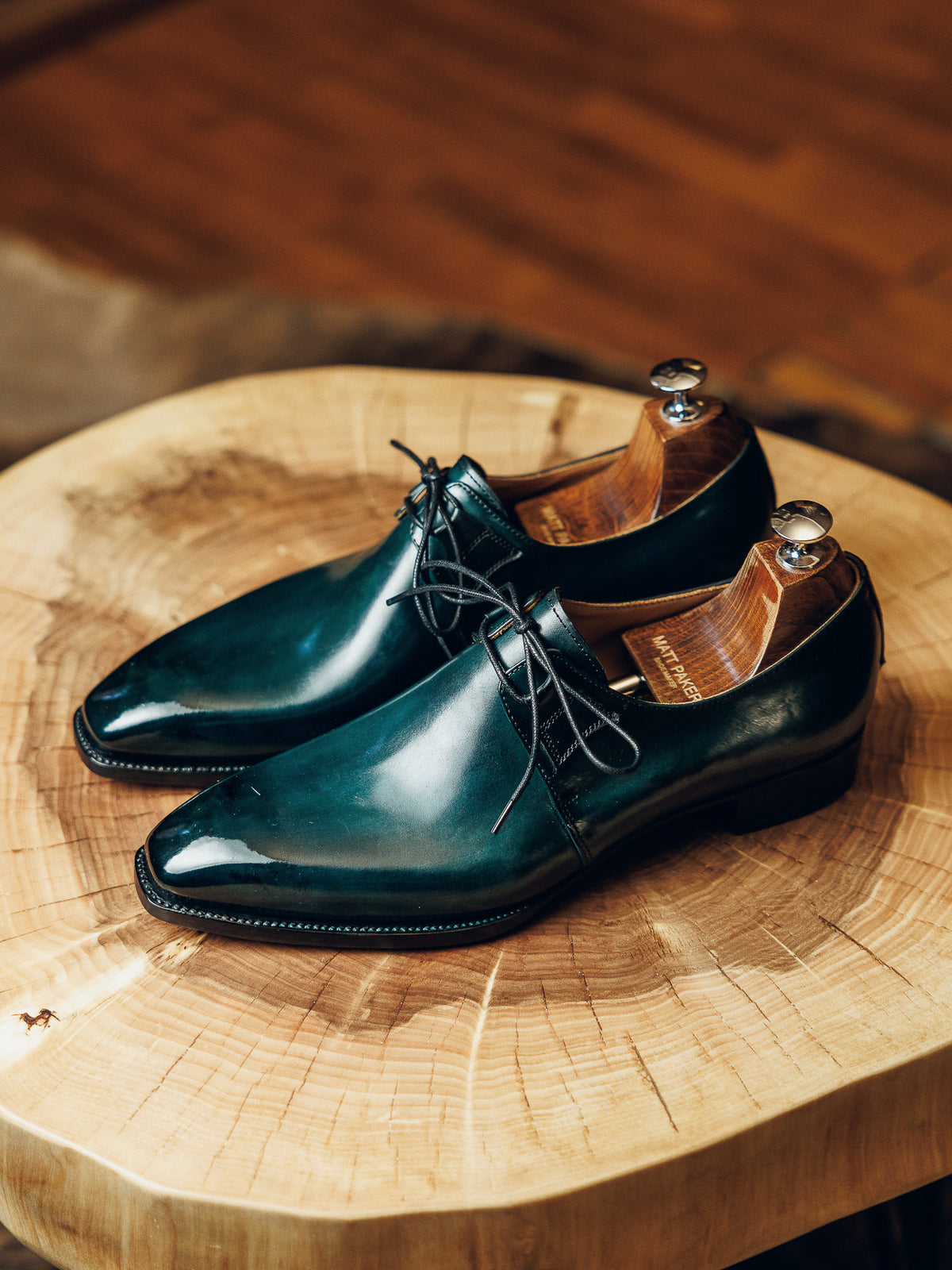 ED130 | SEE BLUE PATINA DERBY