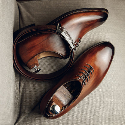 ED170 | COGNAC WHOLECUT LACEUP