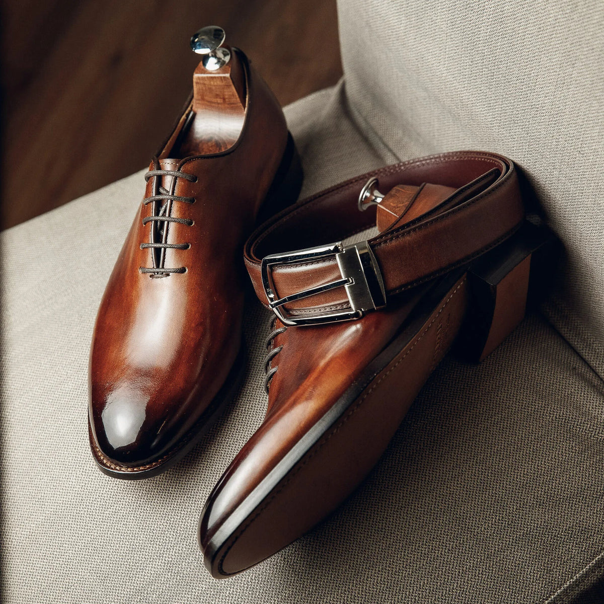 ED170 | COGNAC WHOLECUT LACEUP