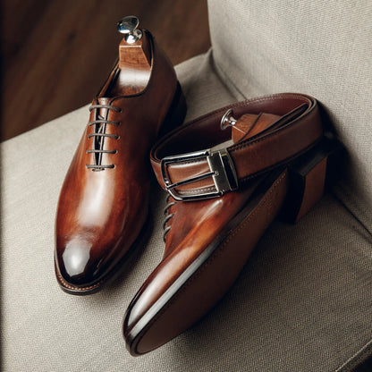 ED170 | COGNAC WHOLECUT LACEUP