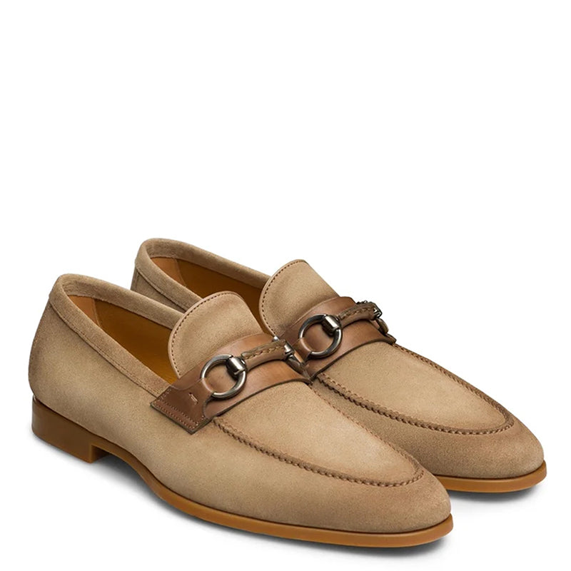 DIEGO | CREAM SUEDE LOAFERS