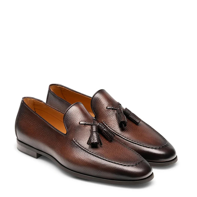 THOMAS | BROWN MILLED LOAFERS