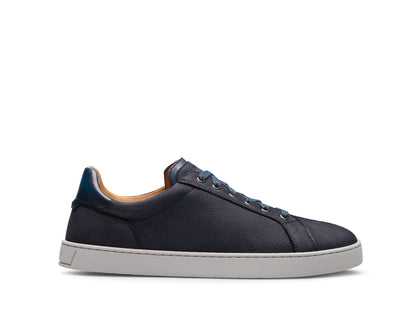 Aero 21 - Navy Leather Sneakers