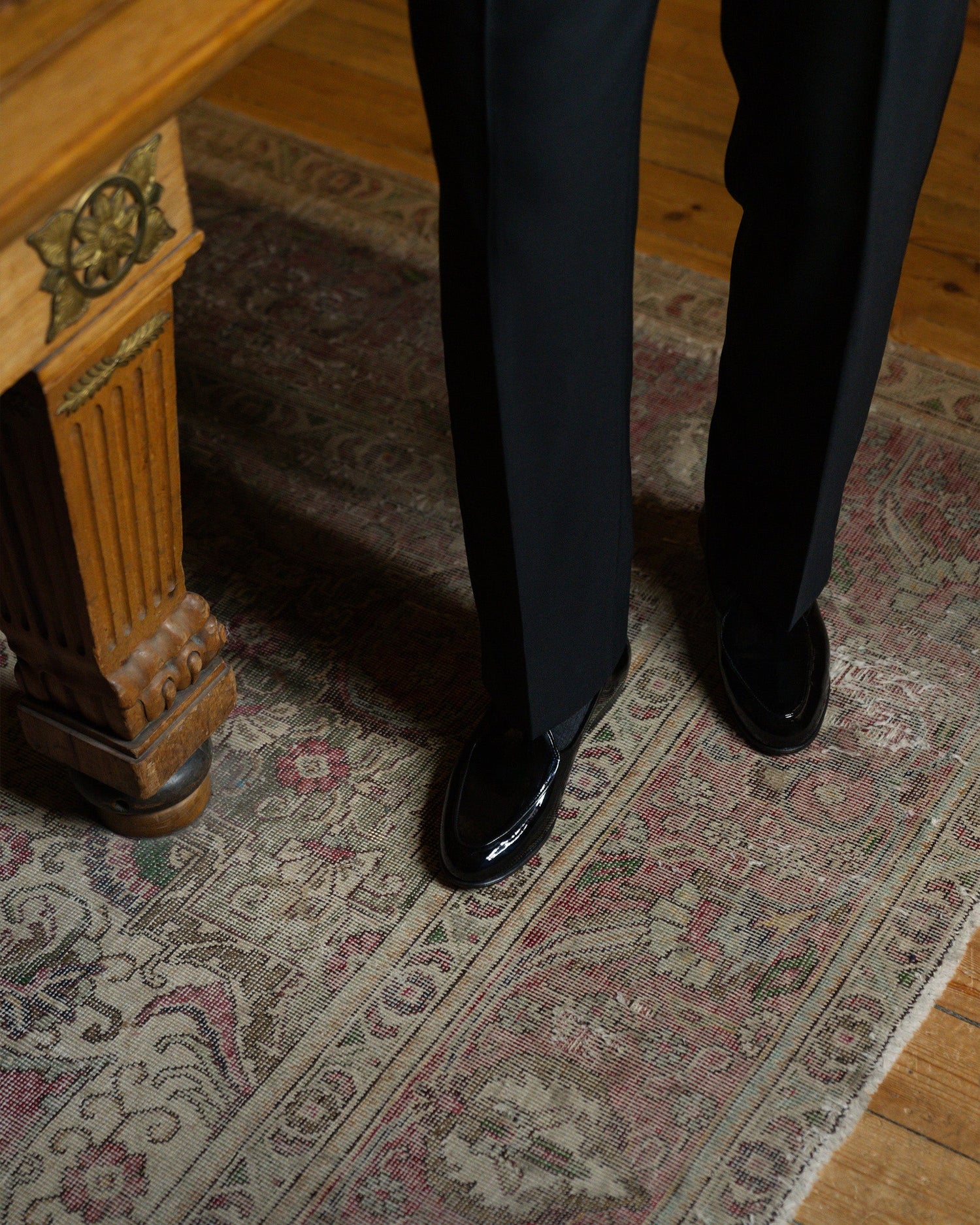 DIAMO | BLACK PATENT LEATHER LOAFER