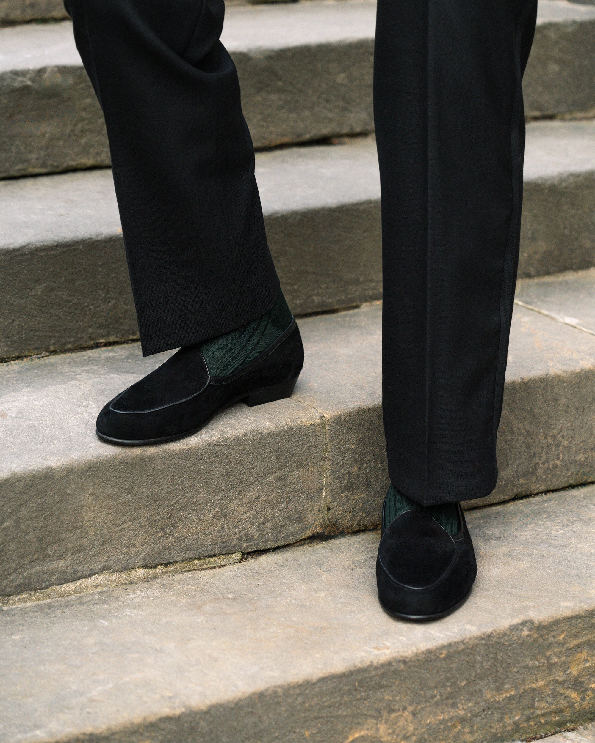 ELITE | BLACK SUEDE LOAFER