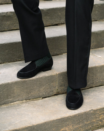ELITE | BLACK SUEDE LOAFER