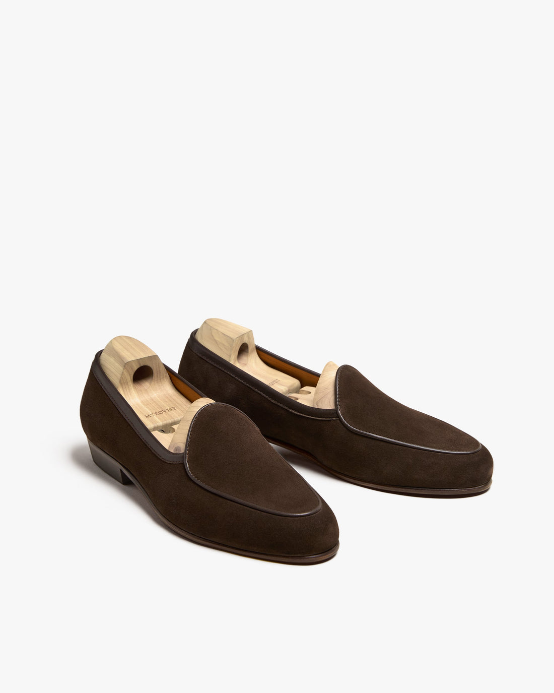ANGBY | DARK BROWN SUEDE LEATHER LOAFER