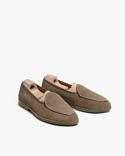 ULTIMO | LIGHT BROWN SUEDE LOAFER