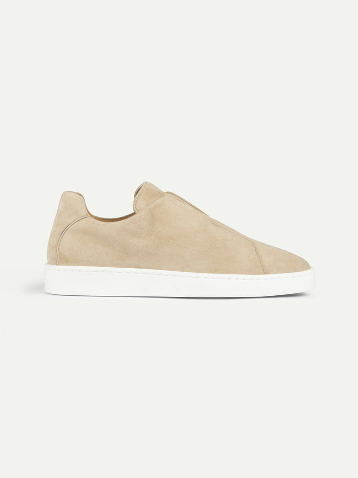 LIGHT BEIGE SUEDE SNEAKER