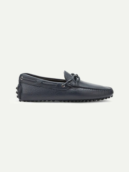 Navy Leather Driving Shoes