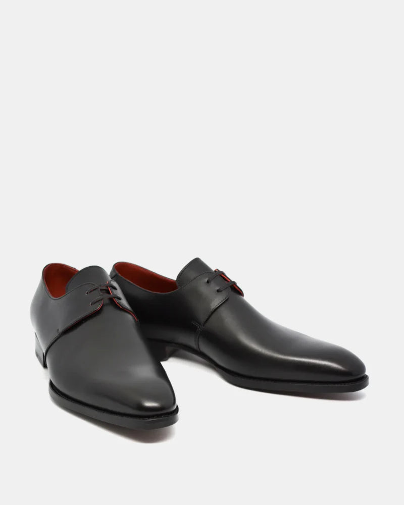 BLACK LEATHER DERBY | THE OFFICE WEAR COLLECTION