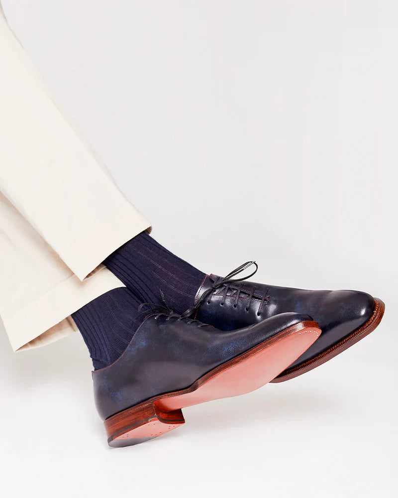 BLUE WHOLECUT OXFORDS  | THE OFFICE WEAR COLLECTION