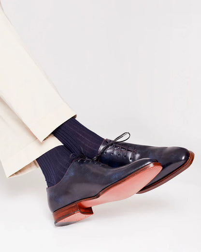 BLUE WHOLECUT OXFORDS  | THE OFFICE WEAR COLLECTION
