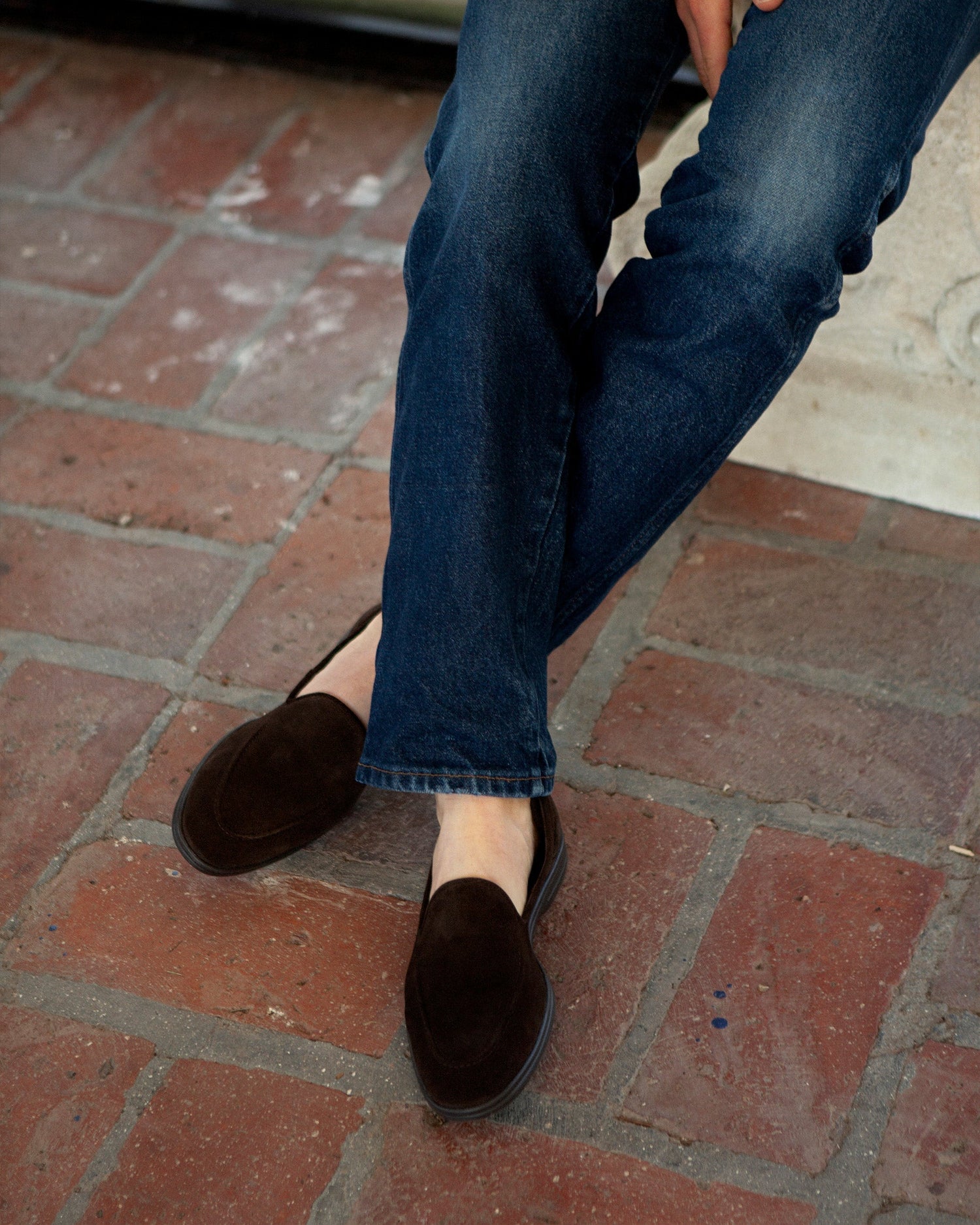 PREMIO | DARK BROWN SUEDE LOAFER