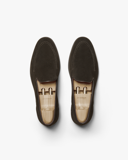 PREMIO | DARK BROWN SUEDE LOAFER