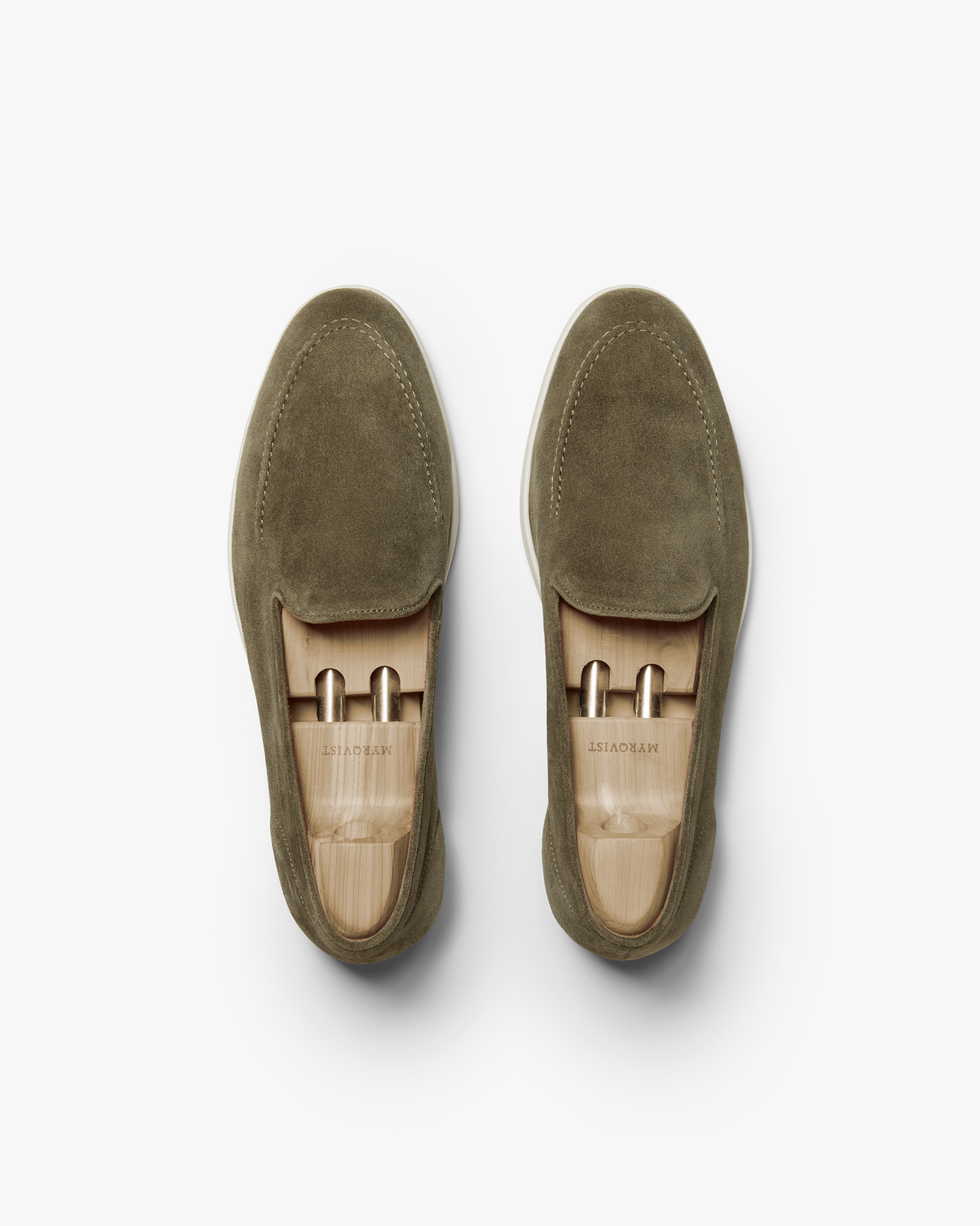 EMPORIO | MOSS GREEN SUEDE LOAFER