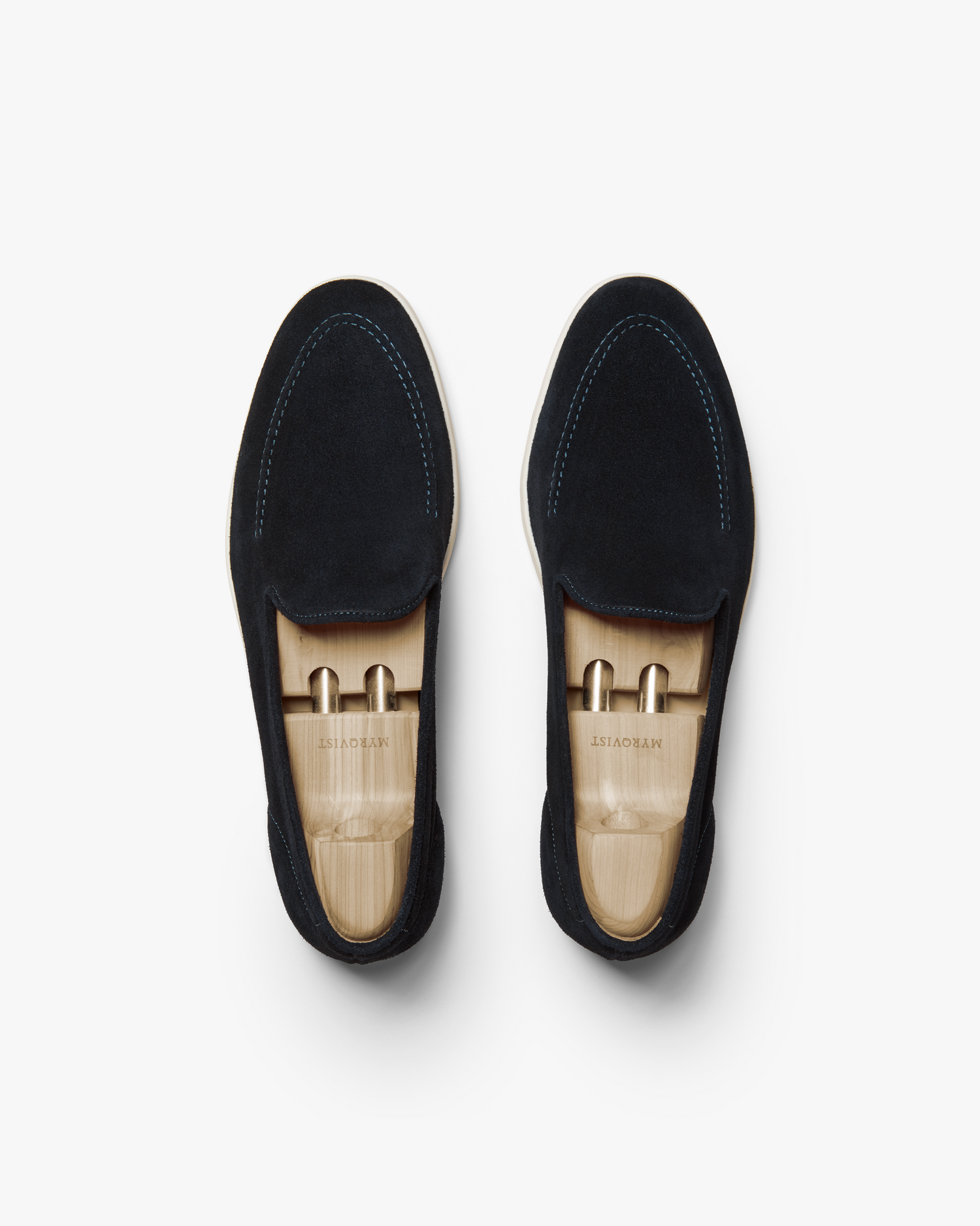 BRANNO | NAVY BLUE SUEDE LOAFER