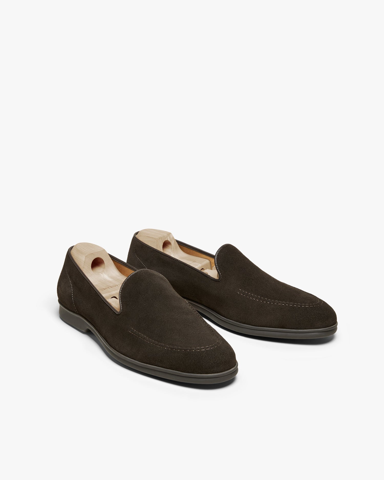 PREMIO | DARK BROWN SUEDE LOAFER