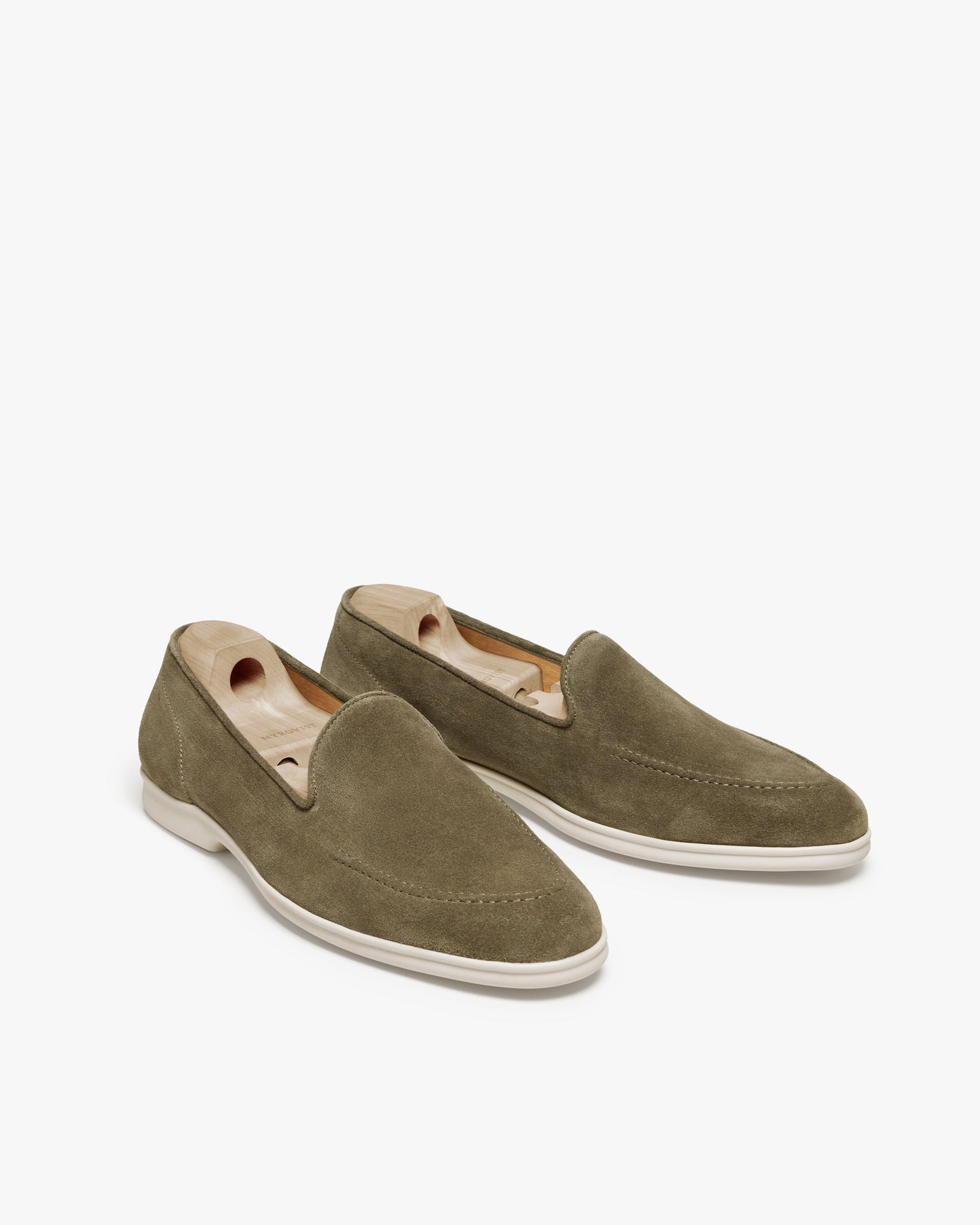 EMPORIO | MOSS GREEN SUEDE LOAFER