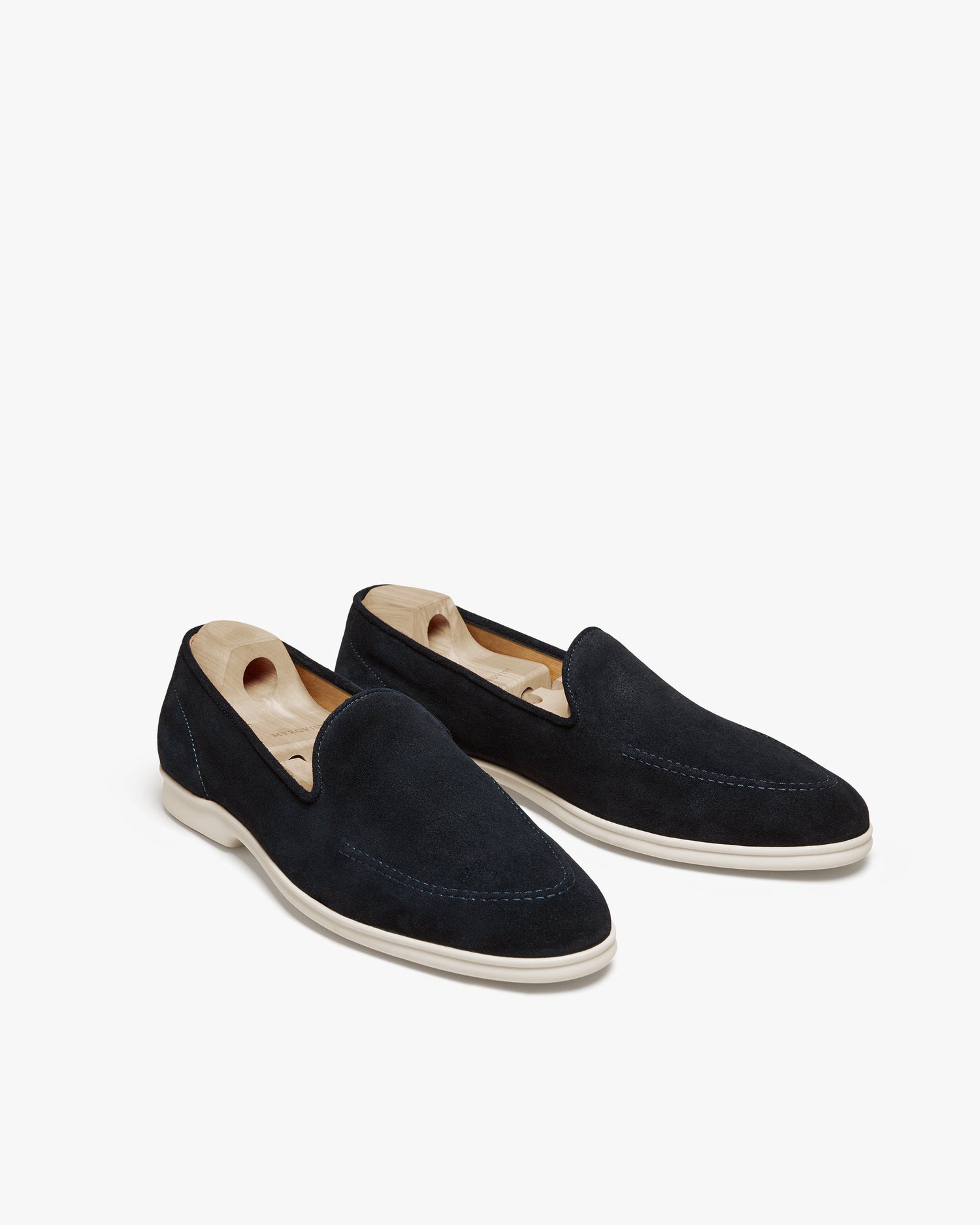 BRANNO | NAVY BLUE SUEDE LOAFER