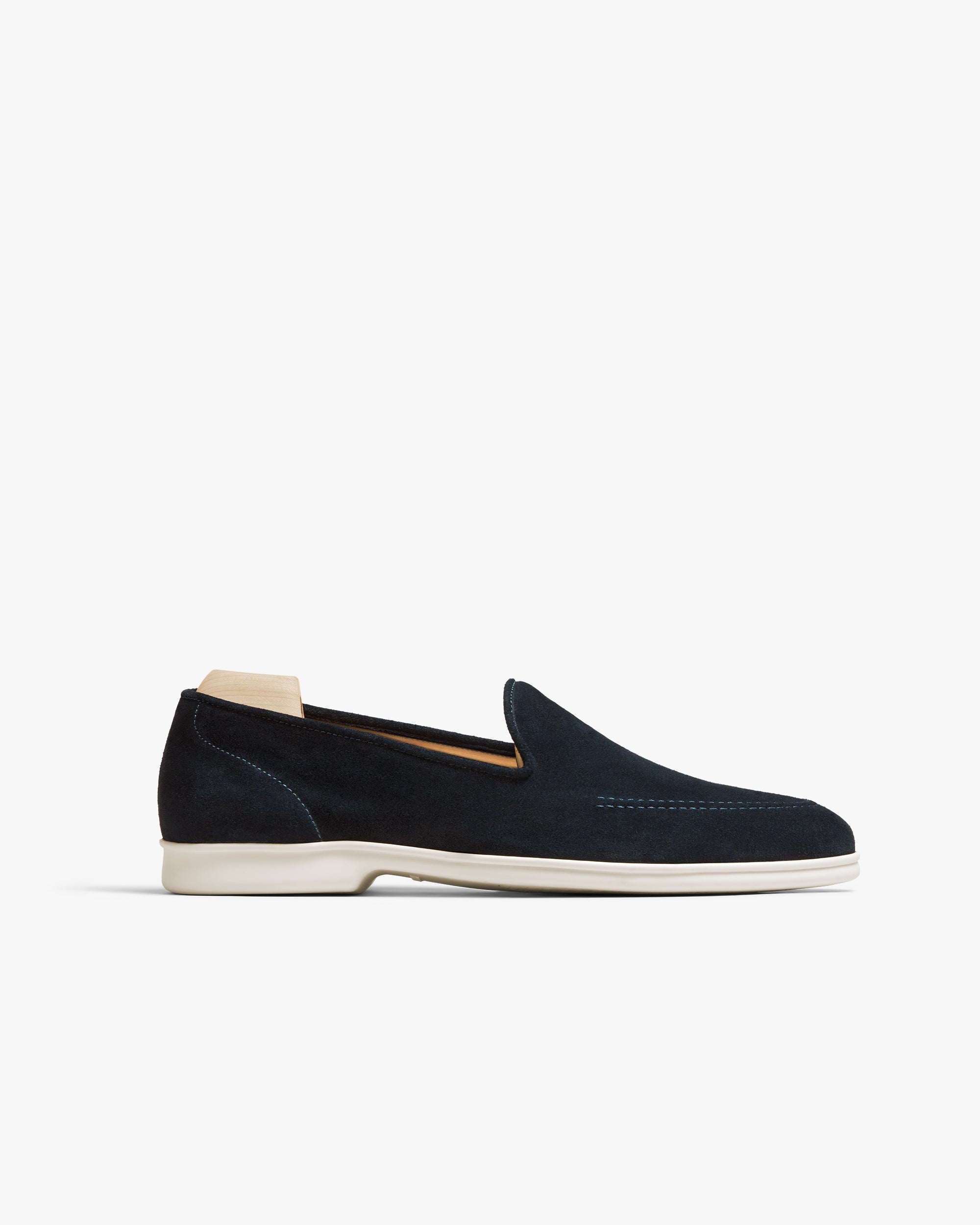 BRANNO | NAVY BLUE SUEDE LOAFER