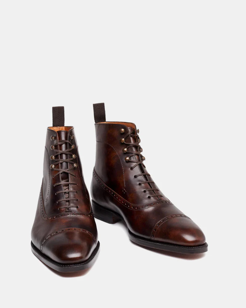 BROWN BROGUE BOOTS | OFFICE WEAR COLLECTION
